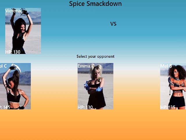 Spice Smackdown web page